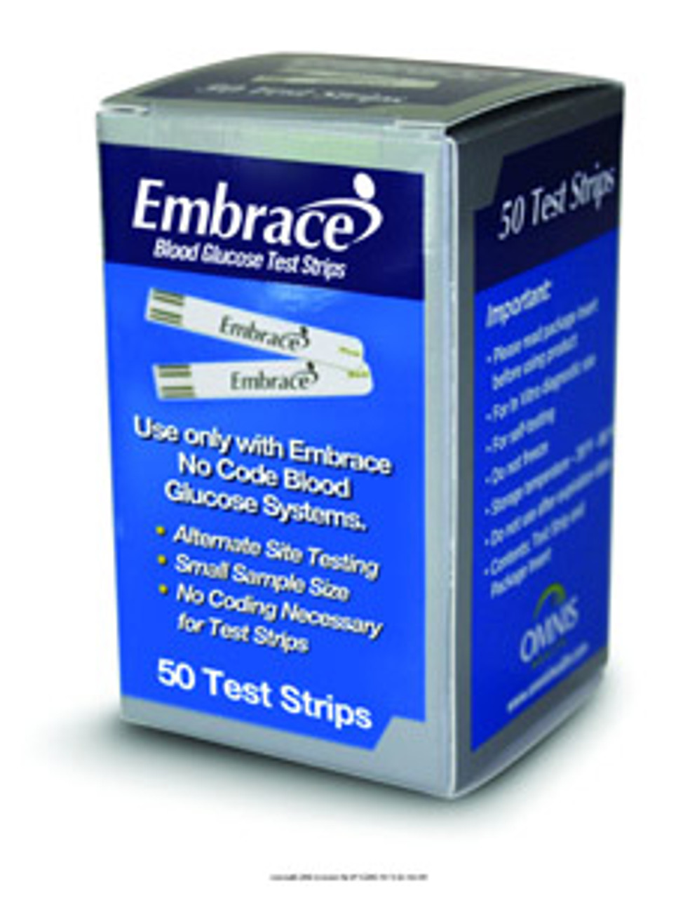 Omnis Embrace No Code Test Strips 50ct