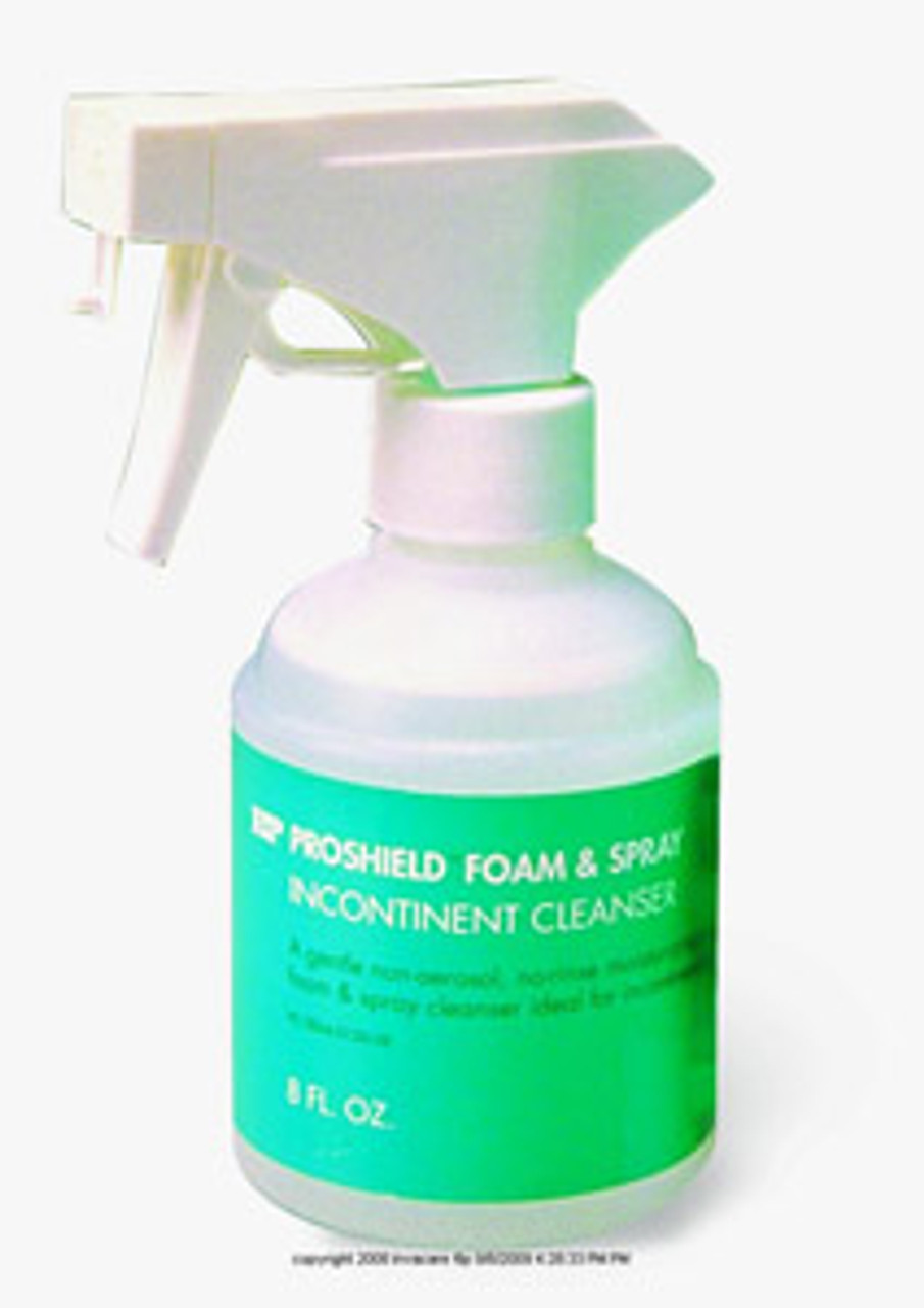 Proshield&trade; Foam & Spray Incontinent Cleanser