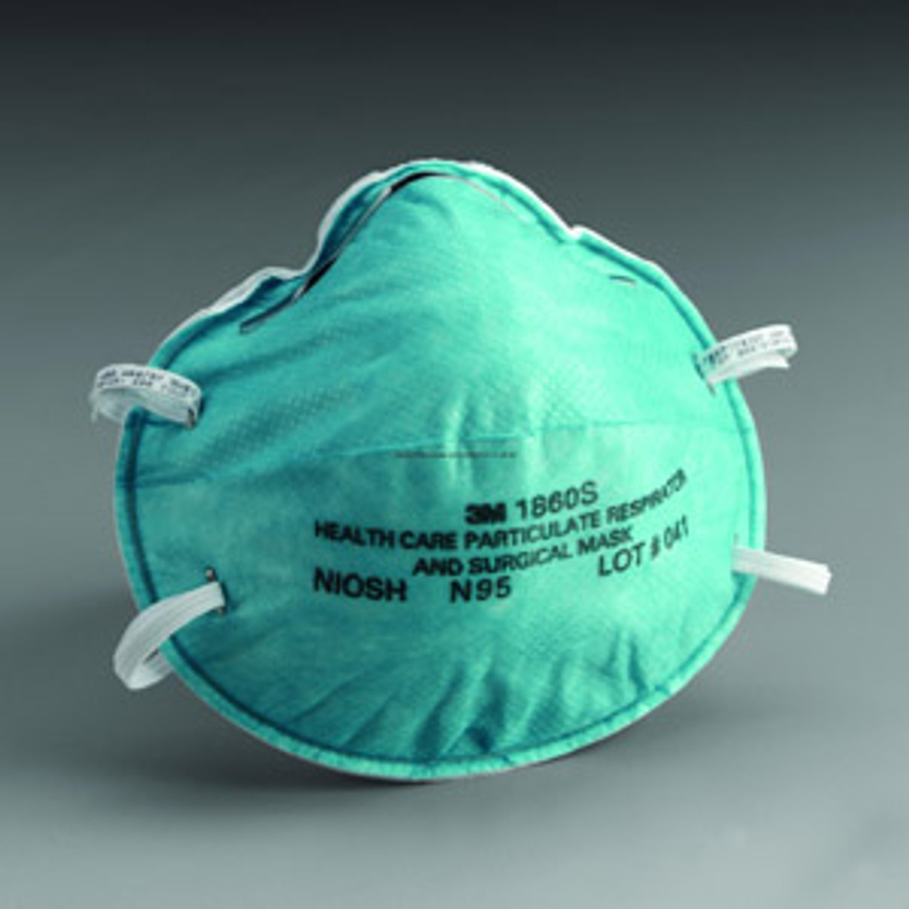 N95 Health Care Particulate Respirator and Surgical Mask MMM1860CS