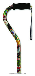 Offset Handle Aluminum Cane MNT10931EA