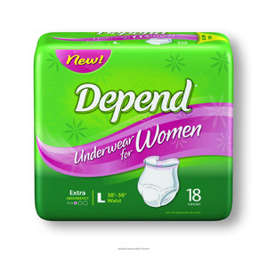 Depends Protective Underwear for Women and Men KBC19561CS
