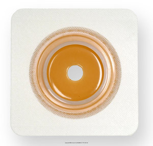 Securi-T&trade; Extended Wear Flexible Skin Barrier with White Tape Collar
