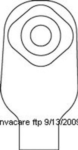 ActiveLife® One-Piece Drainable Pouch with Stomahesive® Skin Barrier SQB125338BX