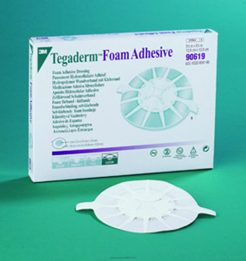 3M&trade; Tegaderm&trade; Foam Adhesive Dressing MMM90619CS