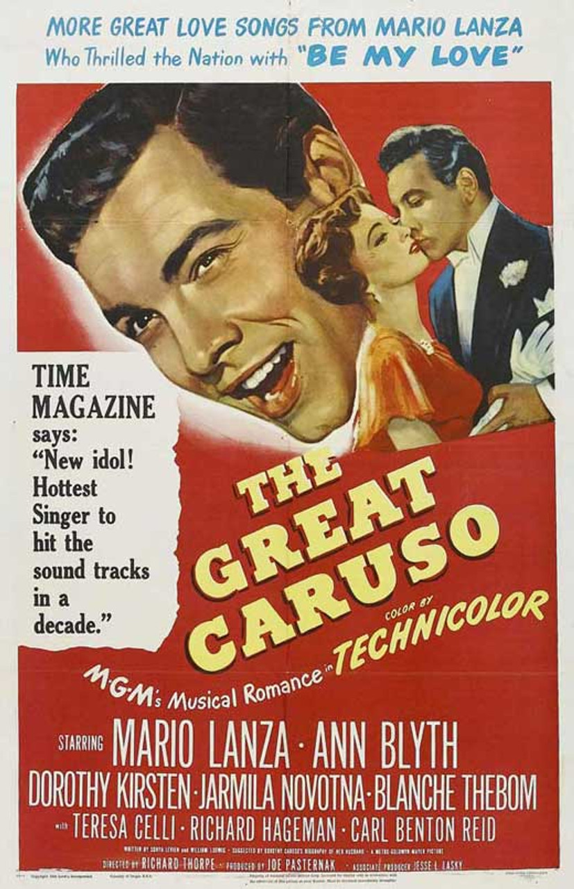 The Great Caruso 1951 Mario Lanza Dvd