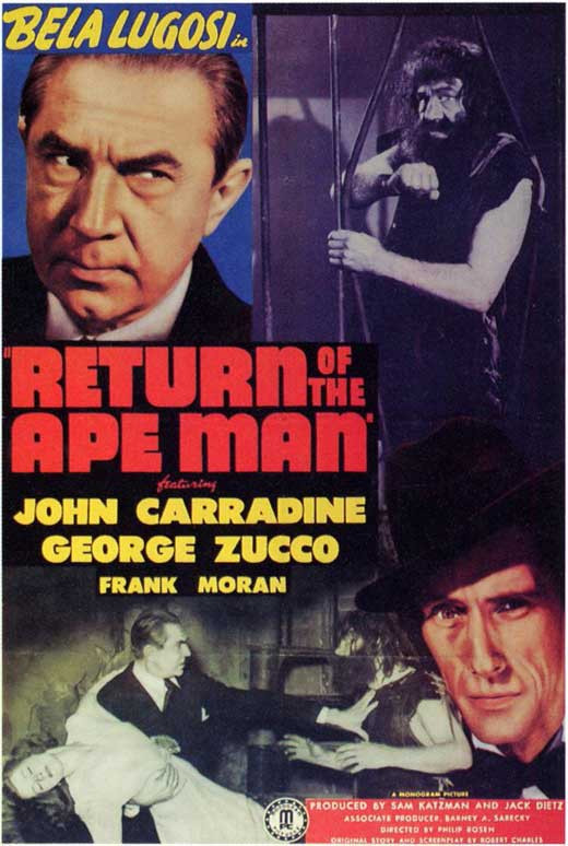 Return Of The Ape Man 1944 Bela Lugosi Dvd Return of the ape man. return of the ape man 1944 bela lugosi dvd