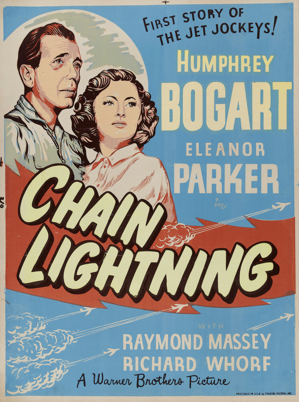 Chain Lightning (1950) Humphrey Bogart Colorized Version DVD