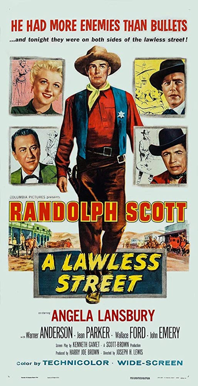 A Lawless Street (1955) Randolph Scott DVD A Lawless Street (1955) Randolph Scott DVD