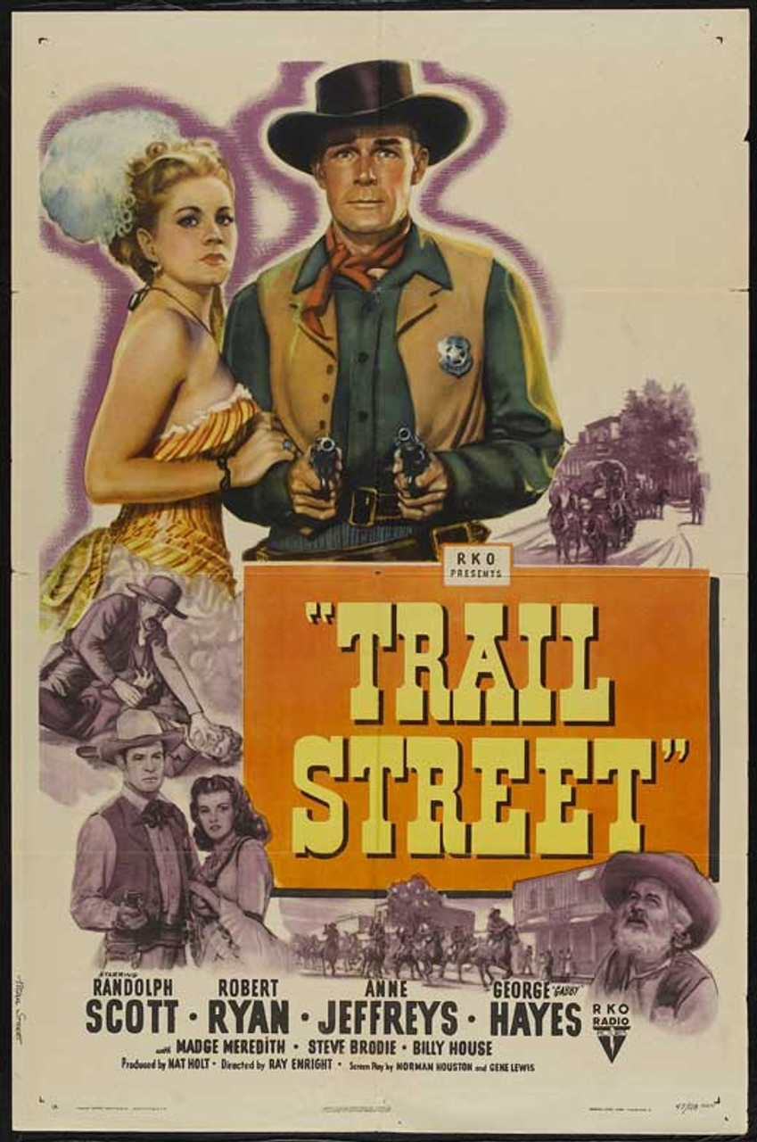 Trail Street (1947) - Randolph Scott Colorized Version DVD