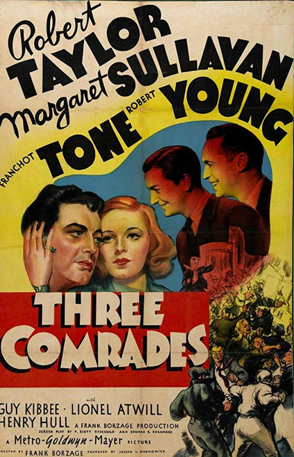Three Comrades (1938) - Robert Taylor Colorized Version DVD Three Comrades (1938) - Robert Taylor Colorized Version DVD
