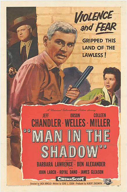 Man In The Shadow (1957) - Jeff Chandler Colorized Version DVD