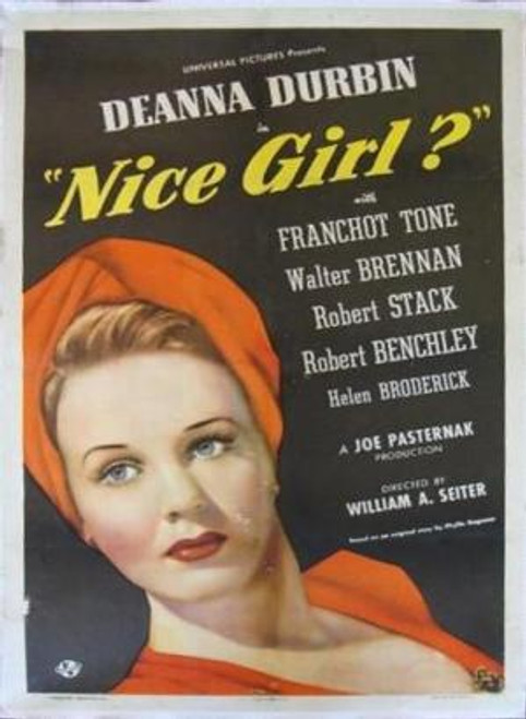 Nice Girl ? (1941) - Deanna Durbin  Colorized Version