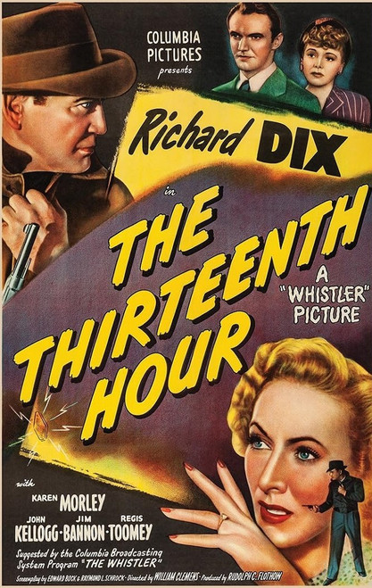 The Thirteenth Hour (1947) - Richard Dix  Colorized Version