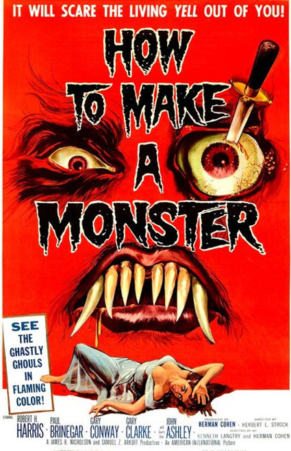 How To Make A Monster (1958) - Robert H. Harris Colorized Version DVD How To Make A Monster (1958) - Robert H. Harris Colorized Version DVD