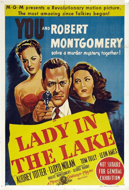 Lady In The Lake (1946) - Robert Montgomery Colorized Version DVD