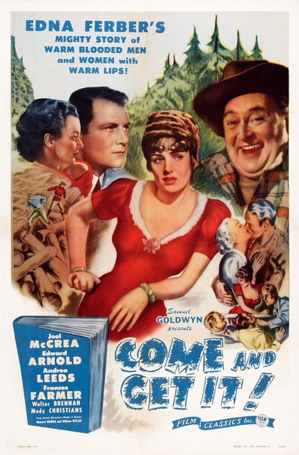 Come And Get It (1936) - Joel McCrea  Colorized Version