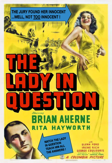 The Lady in Question (1940) - Rita Hayworth  Colorized Version