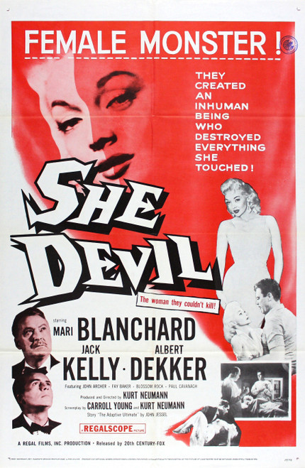 She Devil (1957) - Mari Blanchard  Colorized Version