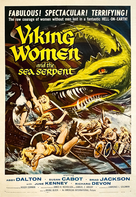 Viking Women And The Sea Serpent (1957) - Abby Dalton Colorized Version DVD