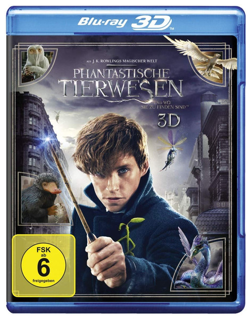 Fantastic Beasts and Where to Find Them (2016) - Eddie Redmayne Blu-ray 3D