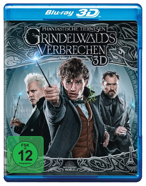 Fantastic Beasts: The Crimes of Grindelwald (2018) - Eddie Redmayne Blu-ray 3D + 2D