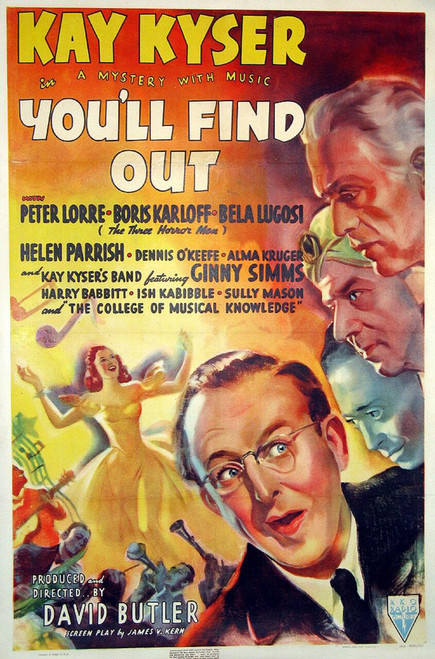 You'll Find Out (1940) - Boris Karloff Colorized Version DVD