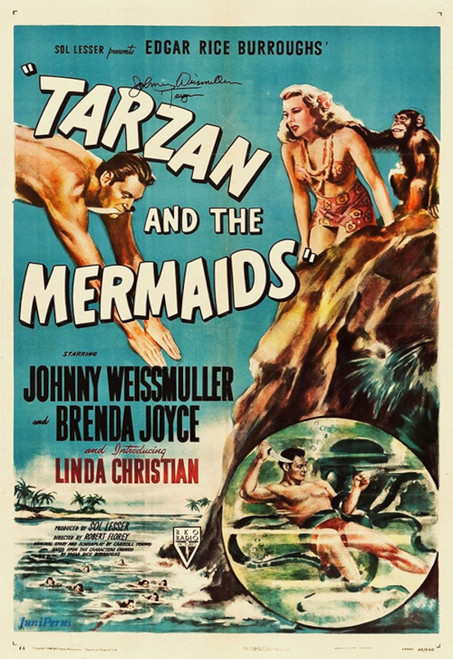 Tarzan And The Mermaids (1948) - Johnny Weissmuller Colorized Version DVD