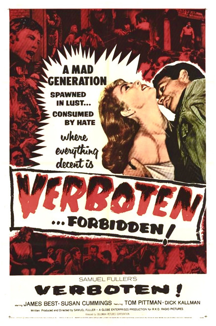Verboten! (1959) - James Best  Colorized Version