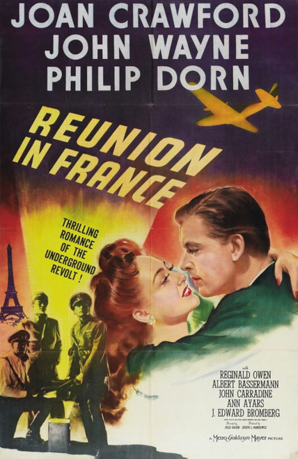 Reunion In France (1942) - John Wayne Colorized Version DVD