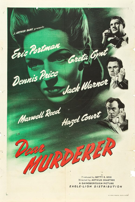 Dear Murderer (1947) - Eric Portman  Colorized Version