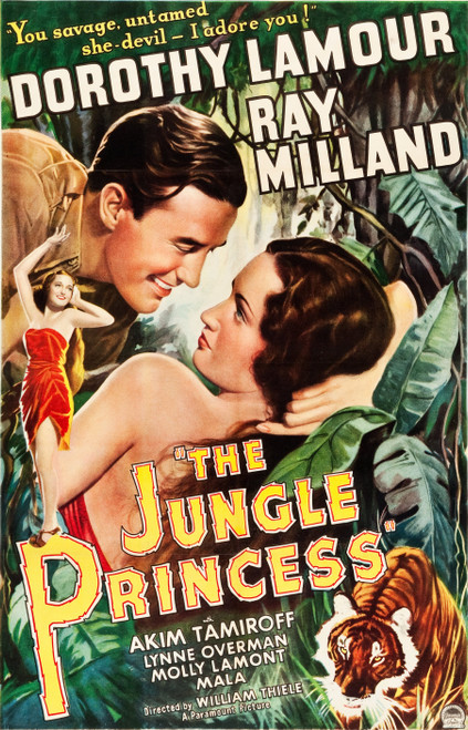 The Jungle Princess (1936) - Dorothy Lamour  Colorized Version