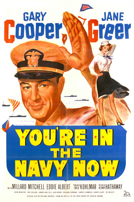 You're In The Navy Now (1951) - Gary Cooper Colorized Version DVD