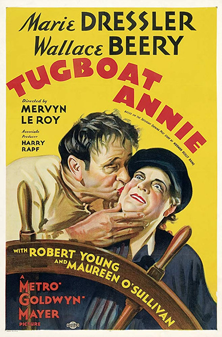 Tugboat Annie (1933) - Wallace Beery  Colorized Version