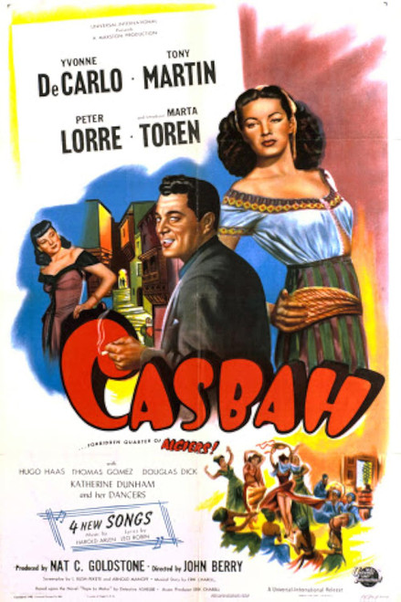 Casbah (1948) - Yvonne De Carlo Colorized Version DVD