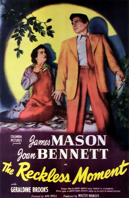 The Reckless Moment (1949) - James Mason  Colorized Version