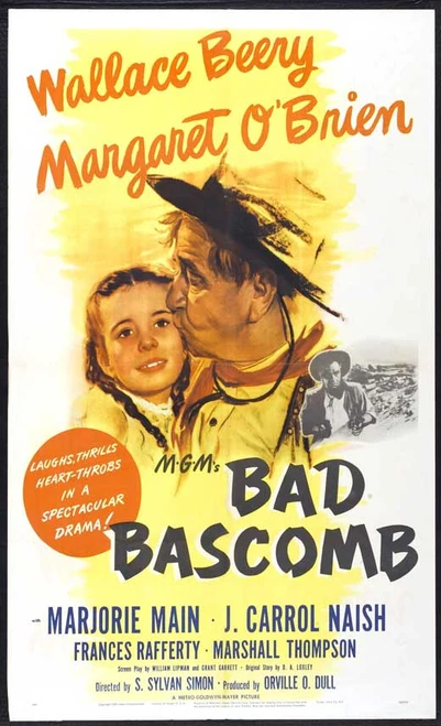 Bad Bascomb (1946) - Wallace Beery  Colorized Version