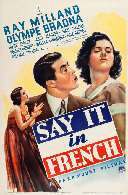 Say It In French (1938) - Ray Milland