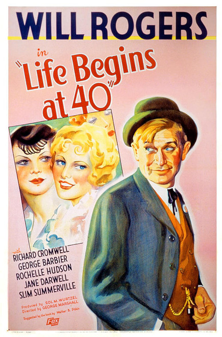 Life Begins At 40 (1935) - Will Rogers Colorized Version DVD