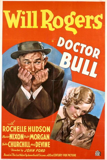 Doctor Bull (1933) - Will Rogers  Colorized Version