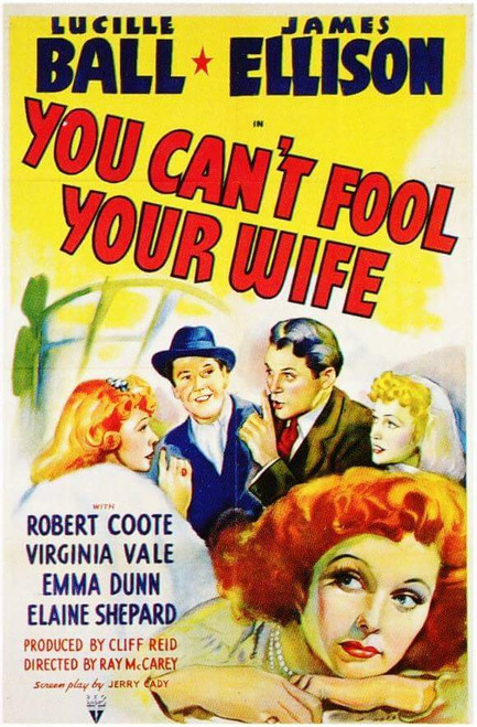You Can´t Fool Your Wife (1940) - Lucille Ball  Colorized Version