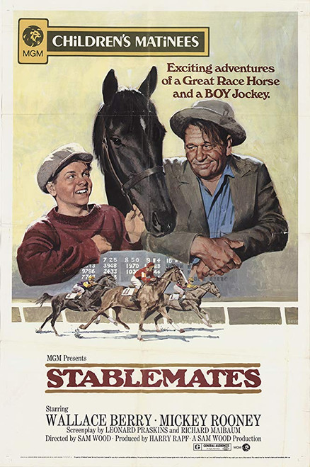 Stablemates (1938) - Wallace Beery  Colorized Version