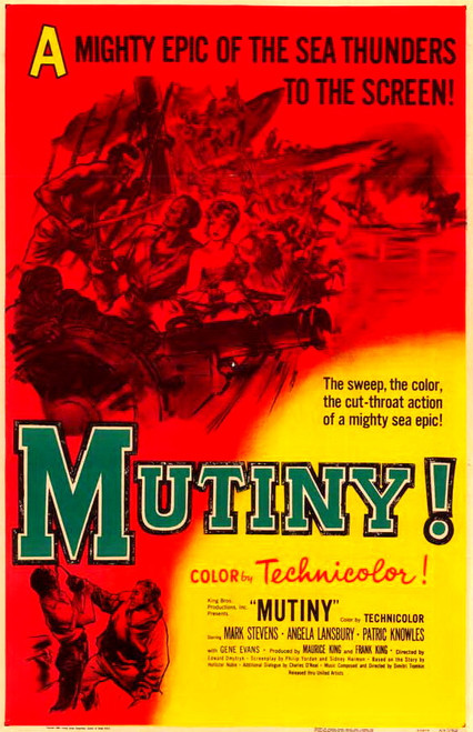 Mutiny (1952) - Angela Lansbury DVD