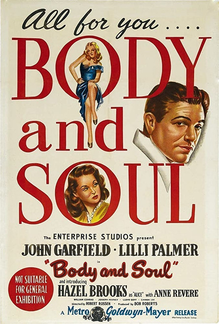 Body And Soul (1947) - John Garfield Colorized Version DVD