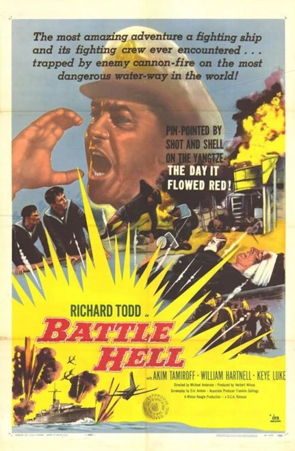 Battle Hell AKA Yangtse Incident (1957) - Richard Todd  Colorized Version