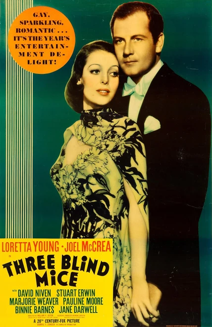 Three Blind Mice (1938) - Joel McCrea Colorized Version DVD
