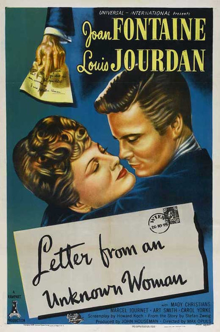 Letter From An Unknown Woman (1948) - Joan Fontaine  Colorized Version
