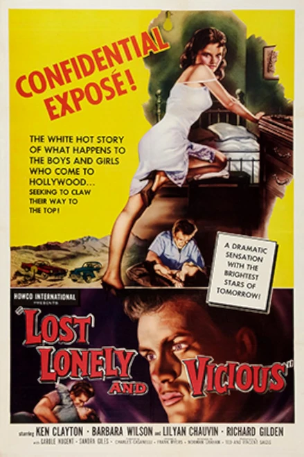Lost, Lonely and Vicious (1958) - Ken Clayton  Colorized Version