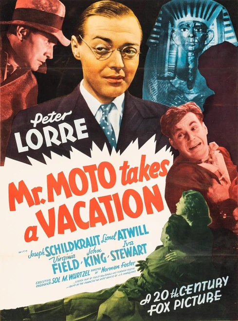 Mr. Moto Takes A Vacation (1939) - Peter Lorre Colorized Version DVD