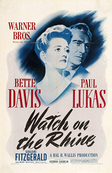 Watch On The Rhine (1943) - Bette Davis  DVD Watch On The Rhine (1943) - Bette Davis  DVD