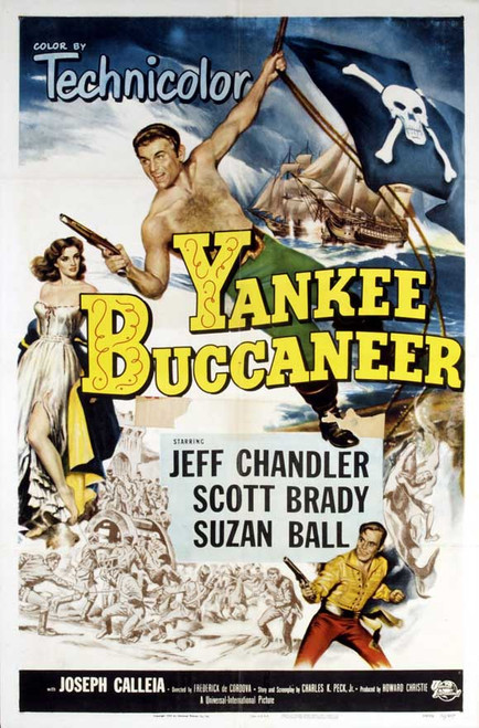 Yankee Buccaneer (1952) - Jeff Chandler  DVD Yankee Buccaneer (1952) - Jeff Chandler  DVD